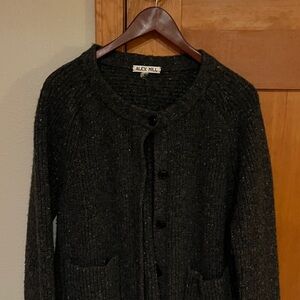 Alex Mill Charcoal Knit Cardigan